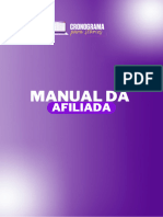 Manual Da Afiliada - Cronograma