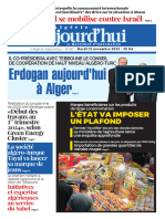 Edition Du 21 Novembre 2023 de LAlgerie Aujourdhui