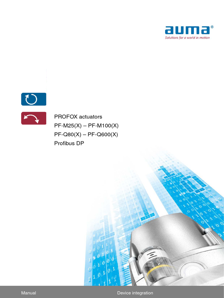 PROFOX Actuators Profibus DP Manual | PDF | Computing | Computer ...