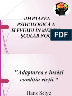 Adaptarea Psihologica