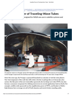 Amplified Power of Traveling-Wave Tubes - Tech Briefs