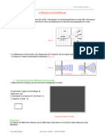 Diffraction Interférences