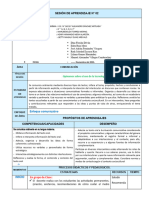 SESION #02 COM. Opinamos Sobre El Uso de La Tecnología