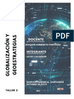 Preguntas Orientadoras Globalización y Geostrategias