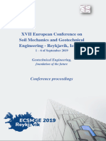 European Conference On Soil Mechanics and Geotechnical Engineering 2019