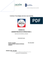 Instituto Tecnológico de San Juan Del Río: Unidad (5) Administración de Operaciones 1