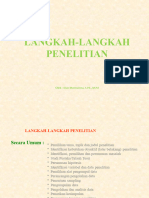 Pertemuan 4 Langkah-Langkah Penelitian