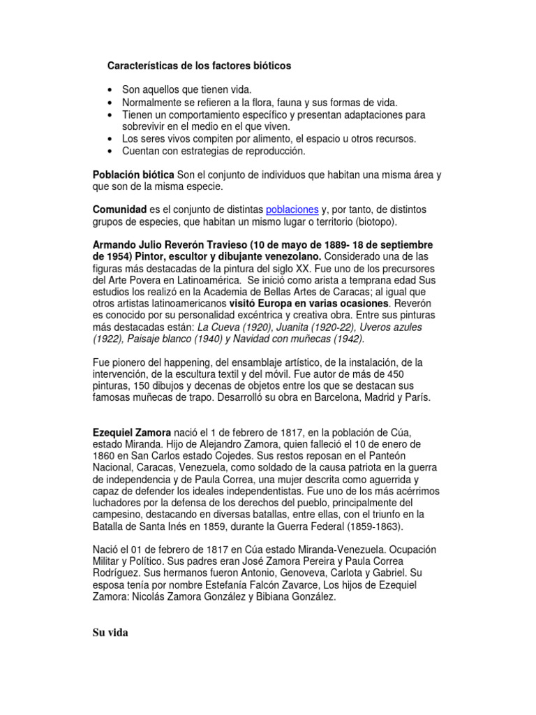 Factores Bioticos | PDF