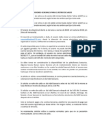 Condiciones Generales Para El Retiro de Saldo