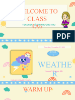 Daily Weather & Temperature Activities For Pre-K - by Slidesgo