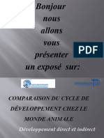 Comparaison Du Cycle de Développement Chez Le Monde