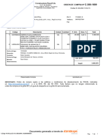 Documento C-388-1689 ORDEN DE COMPRA ASOCIADA A FACTURA 109 EMPRESA ARAUJKARIA SPA OBRAS ARICA