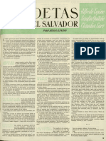 Tres Poetas de El Salvador Alfredo Espino Serafin Quiteno Claudia Lars 932227