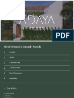 ADAYA Owners Manual 2023-08-03