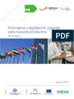 Normativa y Legislacion Vigente para Nuevos Productos