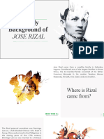 Family Background Rizal