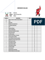 Inventario de Aula 2022