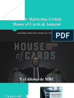 Casos de Marketing Global House of Cards y Amazon