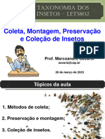 Aula - 2 - Coleta, Montagem, Preservaã Ã o e Coleã Ã o de Insetos