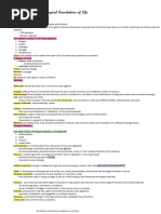 The Chemical and Biological Foundations of Life