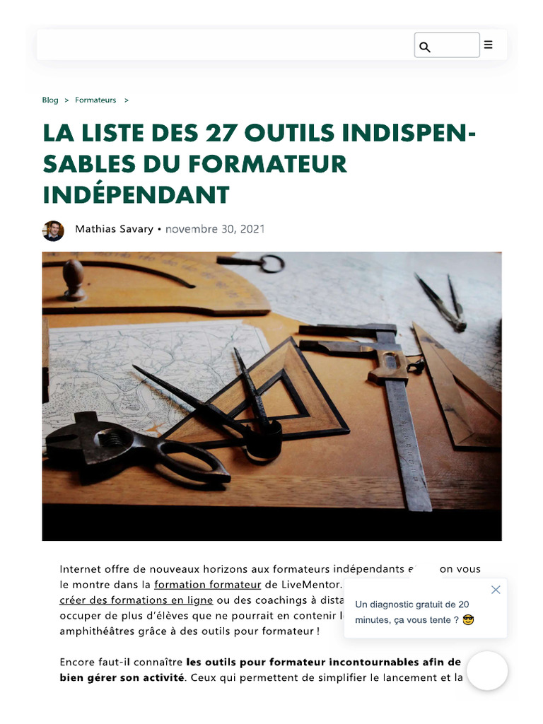 Logiciel Outils | PDF