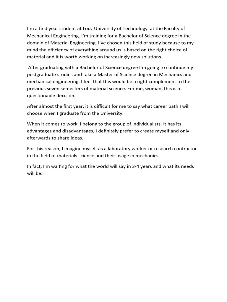 Self Presentation | PDF