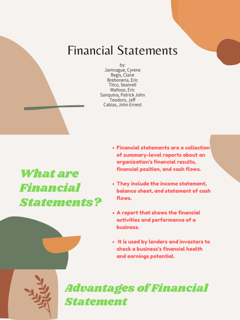 Understanding Financial Statements | PDF | Income Statement | Expense
