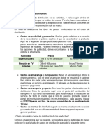 Determinar Costo de Distribución