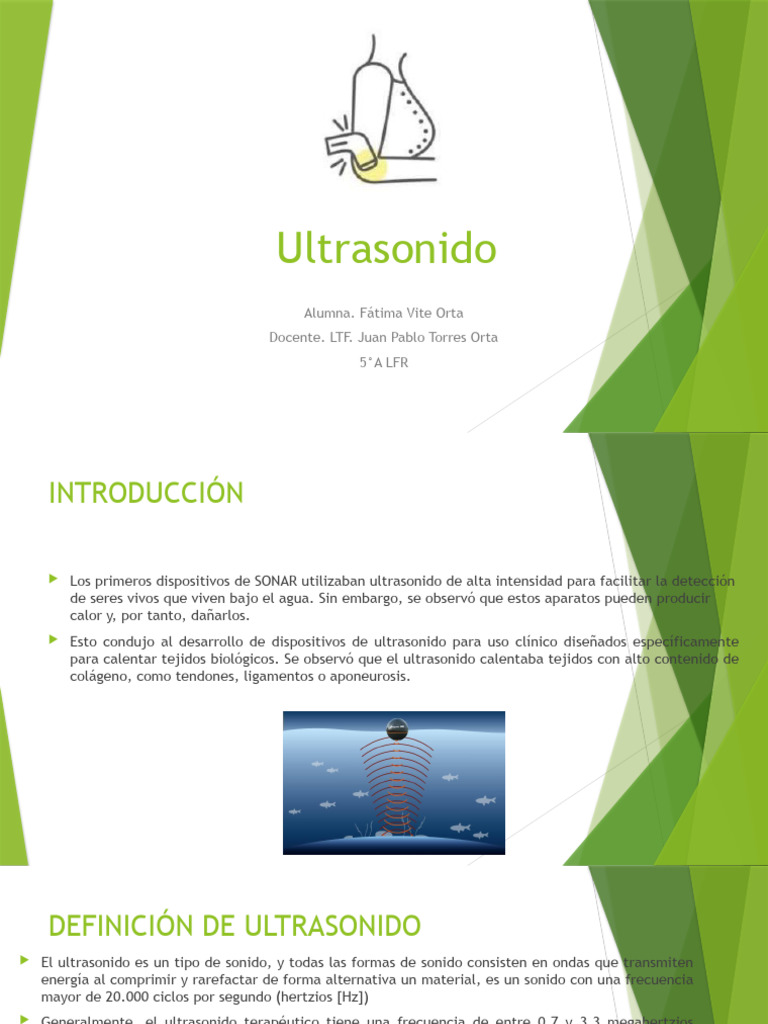 ULTRASONIDO | PDF | Ultrasonido | Sonido