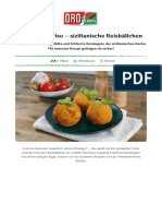 Arancini Di Riso Sizilianische Reisballchen