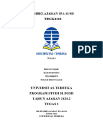 Soal Tutorial 1 Pembelajaran IPA SD