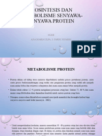 Biosintesis Dan Metabolisme Senyawa-Senyawa Protein