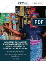 WEE Measurement in Financial Inclusion Background Paper FinEquity Data2X CGD 14March2023-Updated