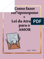 Como Fazer Hooponopono + Lei Da Atração para o Amor (Documento A4)