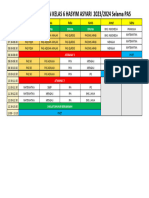 Jadwal Pas 6kha