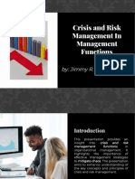 Crisis and Risk Management Final