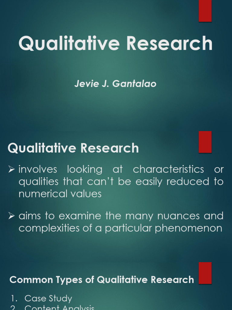 Understanding Qualitative Research Methods | PDF | Qualitative Research ...