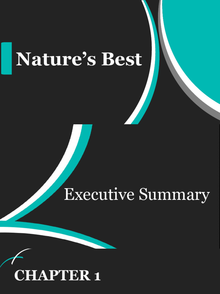 Business Plan Nature's Best PDF Potato Chip Marketing