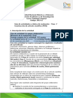 Paso 7 - Construcción de artículo científico (POA)