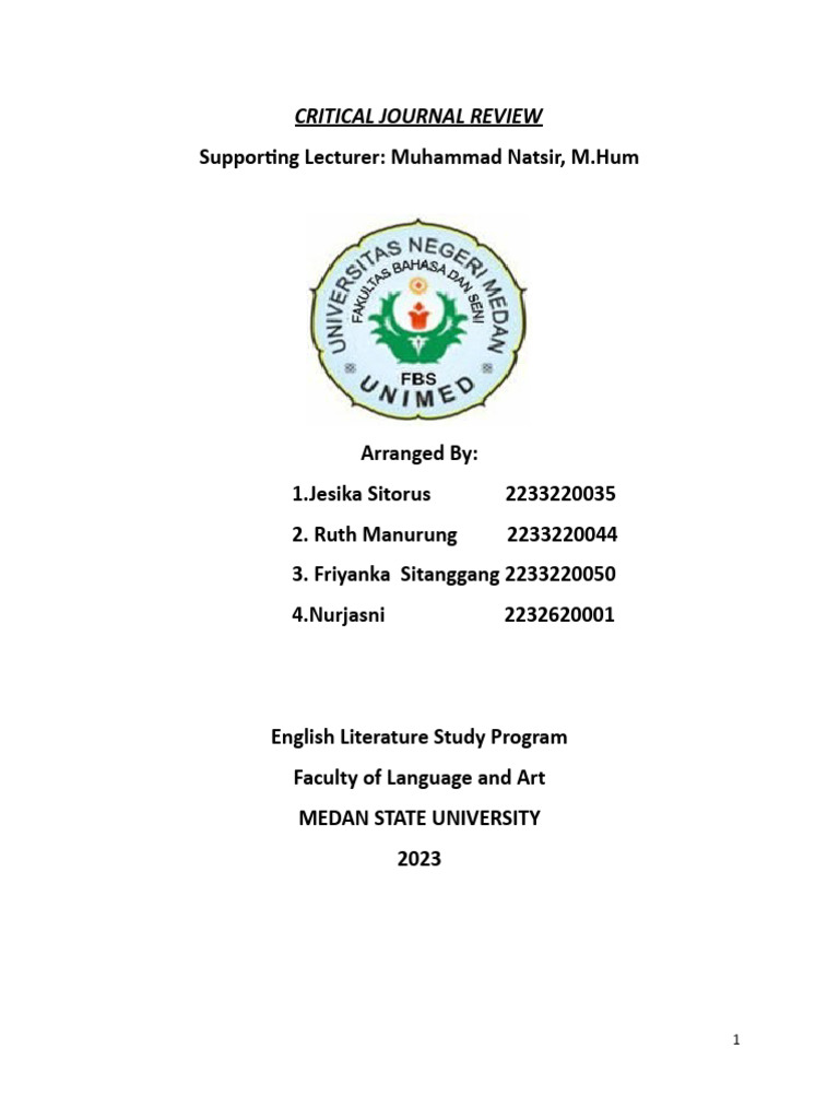 Critical Journal Review Language | PDF | Learning | Language Acquisition