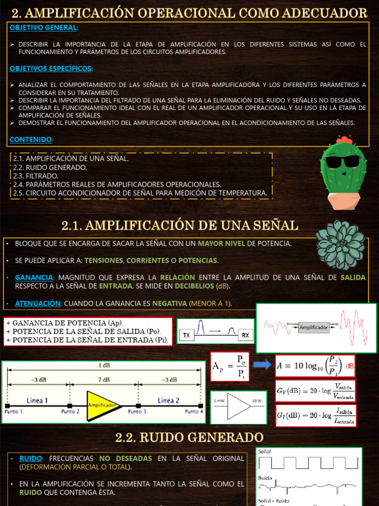 OPAM Como Adecuador Amplificador Operacional | PDF | Decibel ...