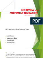 LET REVIEW 2022 Movement Education