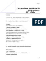 Farmacologia Na Prática Da Enfermagem, 13 Edição: Unidade Um - Fundamentos de Farmacologia