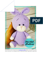 Little Ears Bunny Amigurumi Free PDF Crochet Pattern