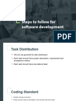 Steps of Coding Development