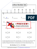 Fractions Number Line