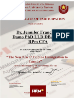 Dr. Jennifer Francia v. Damo PhD LLD DBA EdD RPm CFA (1)