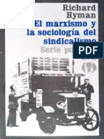 El Marxismo y La Sociologia Del Sindicalismo