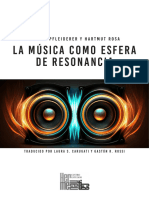 Pfleiderer y Rosa - La Música Como Esfera de Resonancia