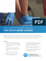 CPR Kickstarter Course Flyer